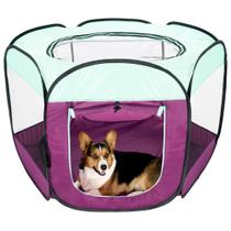 Corral Portátil para Perros y Tienda para Gatos Furhaven Morado Grande Corral Portátil para Perros y Tienda para Gatos Furhaven Morado Grande