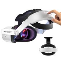 Correa para la cabeza WOUNMTT ajustable con almohadilla de cuero PU para Oculus Meta Quest 2