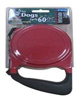 Correa Retráctil para Perros RoadPro PDQ Roja y Negra Talla Mediana y Grande