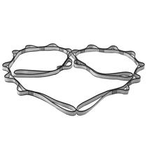 Correas de Escalada DASKING de Alta Resistencia 23KN (2300kg) Paquete de 2 Gris Correas de Escalada DASKING de Alta Resistencia 23KN (2300kg) Paquete de 2 Gris