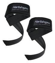 Correas de Levantamiento Harbinger 20500 Big Grip Antideslizantes de Nylon Negro