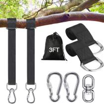 Correas para balanço de árvore Werflyto 3 pés, alta resistência, 5500 lb