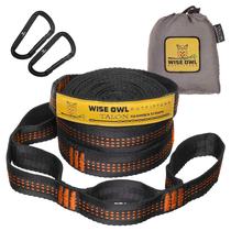 Correas para Hamaca Wise Owl Outfitters 10 pies con Mosquetones y 38 Asas
