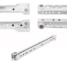 Corrediça Branca Comum P/ Móveis Gaveta 45cm 450mm (2 Pares)