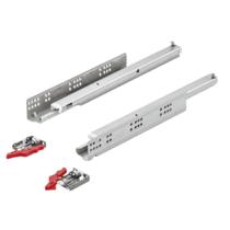 Corrediça invisível toque extração total 350mm Häfele Corrediça invisível toque extração total 350mm Häfele