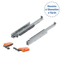 Corrediça Movento c/ Blumotion e Tip On 400mm 760H4000S Blum