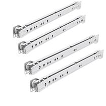 Corrediça para Gaveta Branca 40cm Trilho com Roldana 4 Par Corrediça para Gaveta Branca 40cm Trilho com Roldana 4 Par