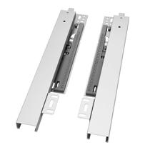 Corrediça para gaveta VADANIA 61 cm com abertura por pressão, montagem inferior