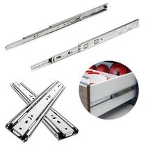 Corrediça Telescópica Light MetalNox 400mm 2 Pares