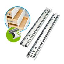 Corrediça Telescópica Push To Open 400mm Fecho Toque