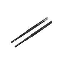 Corrediça Telescópica TT44 Slow Zinco Acetinado Preto 35kg FGVTN Corrediça Telescópica TT44 Slow Zinco Acetinado Preto 35kg FGVTN