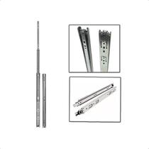 Corrediça Zincada Telescópica Trilho P/ Gaveta 350MM