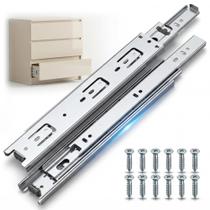 Corrediças para gaveta HOMANDS 10" com extensão total e capacidade de 45 kg Corrediças para gaveta HOMANDS 10" com extensão total e capacidade de 45 kg
