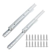 Corrediças para gaveta Suiwotin 30 cm em aço branco com rodas de nylon