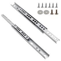 Corrediças para gaveta Suiwotin 34 cm de metal com rolamento de esferas, kit com 2 unidades