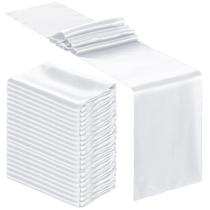 Corredor de mesa Bencailor Satin 30 x 275 cm branco (pacote com 24)