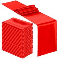 Corredor de mesa Bencailor Satin Bright Red 30 x 275 cm - 24 unidades Corredor de mesa Bencailor Satin Bright Red 30 x 275 cm - 24 unidades