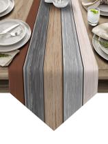 Corredor de mesa FAMILYDECOR, serapilheira, linho, 41 x 183 cm, estilo rústico Corredor de mesa FAMILYDECOR, serapilheira, linho, 41 x 183 cm, estilo rústico