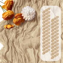 Corredor de mesa FANTEKE Bege Gesecloth 43x274cm Fibra de Poliéster Corredor de mesa FANTEKE Bege Gesecloth 43x274cm Fibra de Poliéster