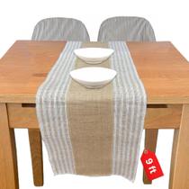 Corredor de mesa FIBEUSION decorativo 30x275cm, serapilheira natural Corredor de mesa FIBEUSION decorativo 30x275cm, serapilheira natural