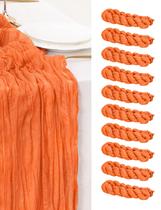 Corredor de mesa FUANGUI Laranja de Ação de Graças 35x300cm Poliéster