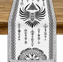 Corredor de mesa JanjCurt Viking Ancient Mythical Animal Raven