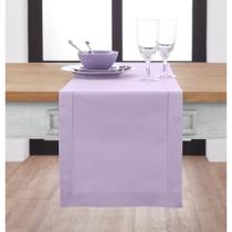 Corredor de mesa Solino Home Lavender Ice 150x35cm Algodão e Linho