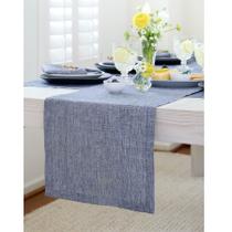 Corredor de mesa Solino Home Linen Athena 100% puro de linho 36x152cm