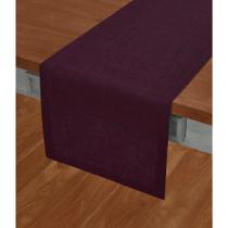 Corredor de mesa Solino Home Linen Chambray Burgundy Athena 3m Corredor de mesa Solino Home Linen Chambray Burgundy Athena 3m