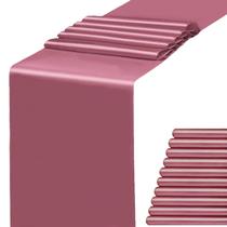 Corredor de mesa WENSINL Satin Dusty Rose 30x274 cm, pacote com 10