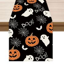Corredor de mesa XCHI Boo Spooky Ghost Pumpkin Halloween 33x229cm Corredor de mesa XCHI Boo Spooky Ghost Pumpkin Halloween 33x229cm