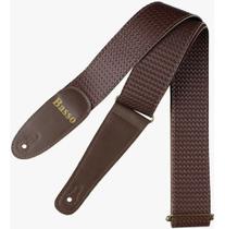 Correia Alça Para Guitarra E Violão Ex 35 Marrom 5cm Basso Correia Alça Para Guitarra E Violão Ex 35 Marrom 5cm Basso