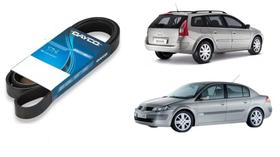 Correia alternador - megane 2.0 16v c/ ar e dir. elétrica Correia alternador - megane 2.0 16v c/ ar e dir. elétrica