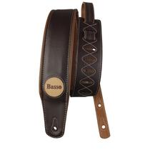 Correia Basso CLA 14 Sintético Marrom Para Guitarra Violão Baixo 7cm Correia Basso CLA 14 Sintético Marrom Para Guitarra Violão Baixo 7cm