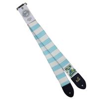 Correia Basso Eco 14 5cm Algodão Cru e Azul Listras