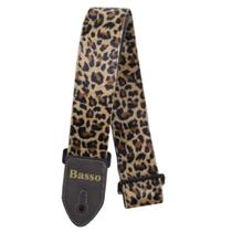 Correia basso sintético violão guitarra cavaquinho baixo ukulele alça cinta onça animal print estampada Correia basso sintético violão guitarra cavaquinho baixo ukulele alça cinta onça animal print estampada