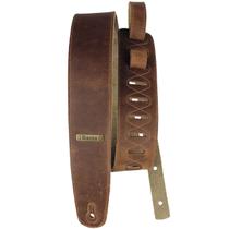 Correia Basso VT L CS 03 Couro Guitarra Baixo Violão Marrom