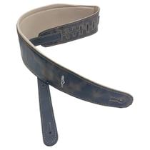 Correia Couro CCFL11 marrom Fóssil Bass 11cm Baixo Guitarra