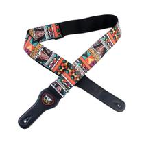 Correia De Algodão Ajustável Para Guitarra Acústica Elétrica Baixo 6,2 Cm De Largura Alta Qualidade