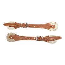 Correia de Espora em Couro Havana Bronc Steel 39137