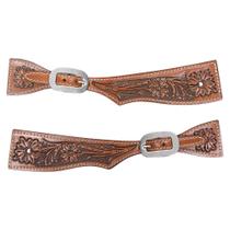 Correia de Espora em Couro Marrom Top Equine 38447