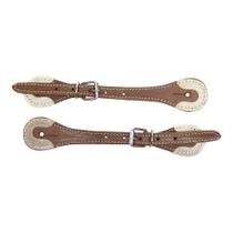 Correia de Espora em Couro Natural Bronc Steel 39136