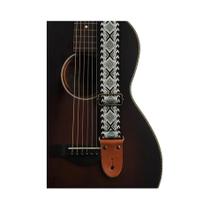 Correia De Guitarra Ajustável Em Couro Bordado Para Guitarra Elétrica E Acústica Correia De Guitarra Ajustável Em Couro Bordado Para Guitarra Elétrica E Acústica