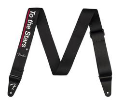 Correia de guitarra Fender Tom DeLonge To The Stars preta Correia de guitarra Fender Tom DeLonge To The Stars preta