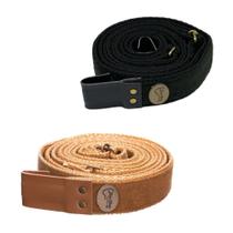 Correia de Violão Fixar e Tocar Kit2 caramelo preta