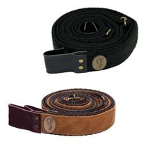 Correia de Violão Fixar e Tocar Kit2 marrom preta