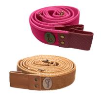 Correia de Violão Fixar e Tocar Kit2 pink caramelo