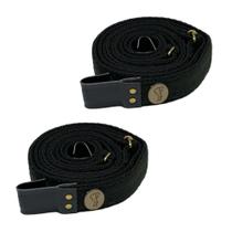 Correia de Violão Fixar e Tocar Kit2 preta