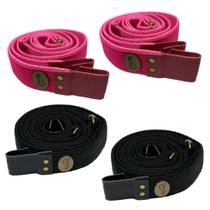 Correia de Violão Fixar e Tocar Kit4 preta pink