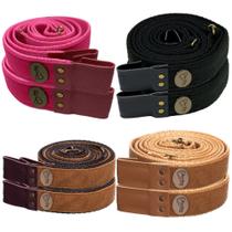 Correia de Violão Fixar e Tocar Kit8 marrom caramelo pink preta